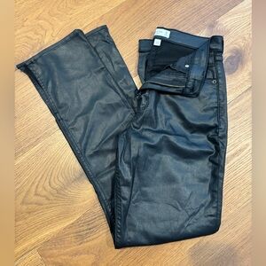 Abercrombie & Fitch Black Coated High Rise Jeans
